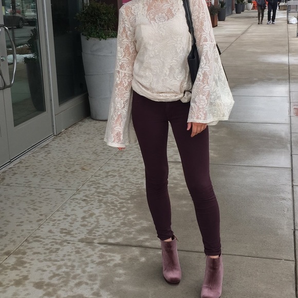 American Eagle Plum Jeggings - Picture 5 of 5